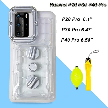 IP68 Vodotesné puzdro pre Huawei P20 P30 P40 Pro Kryt na Huawei P20 Pro P30 Pro P40 Pro Hĺbkové Potápanie pod vodou Vaky
