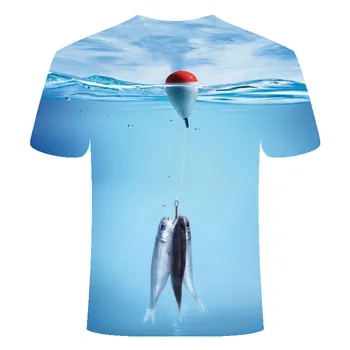 Vtipné Narodeninové Darčeky, darček Pre Otca Fishinger T-Shirt 3D MORA, Tuniaka, Ryby Vytlačené T Shirt Mužov Rybár Vtip t-shirt homm