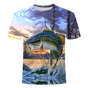 Vtipné Narodeninové Darčeky, darček Pre Otca Fishinger T-Shirt 3D MORA, Tuniaka, Ryby Vytlačené T Shirt Mužov Rybár Vtip t-shirt homm