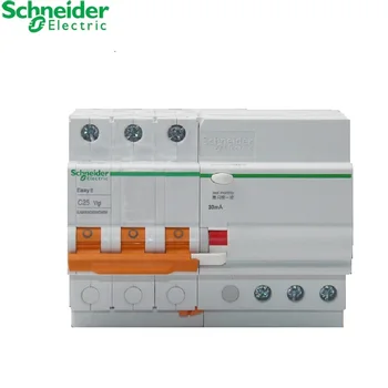 Schneider electric Zvyškový prúd ochrana istič EA9R 3P 6A 10A 16A 20A 25A 32A 40A 63A 50A typ C EA9RN*C*30CA