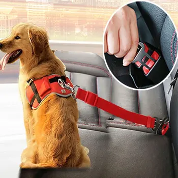 Obojok Vodítku Auto Pásov produkty Pet, Pes Vedenia pásu pevné Pet Bezpečnostná Spona