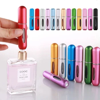 5ml Naplniteľné Mini Parfum Fľašu Prenosné Parfum Spray, Cestovné Fľaše Prázdne Kozmetické Kontajner Sprej Rozprašovač Fľašu