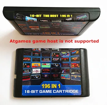 NOVÉ 196 1 multi hry cesto ako 112 v 1 a 126 v 1 Pre Sega Mega Drive Pre PAL a NTSC