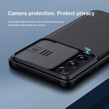 Pre Samsung S21 Ultra Prípade Nillkin Posuňte Fotoaparát ochranný Kryt pre Samsung Galaxy S21 FE 2021 S21+ Plus Prípade, 5G