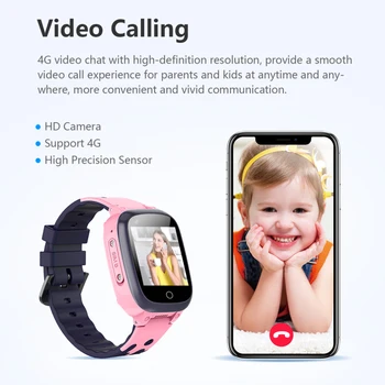 Deti Smart Hodinky vodotesné Smartwatch GPS LBS WIFI Tracker Teplomer 4G Kamera videohovoru Smart Hodinky Hlasový Chat