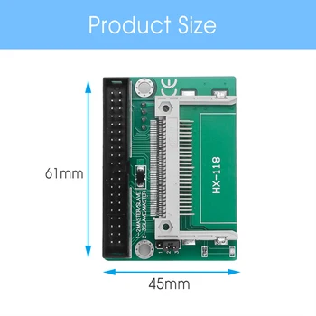 3,5 palcový CF Sa IDE Karta Compact Flash Adaptér Zavádzacie 40pin CF Na IDE 3.5