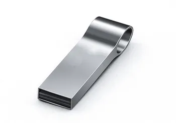 2020 hot predaj Vodotesné Kovové USB Flash Disky pen drive 64 GB 32 GB, 16 GB 8 GB 4 GB Flash Drive s krúžok na kľúče USB Flash Ovládač