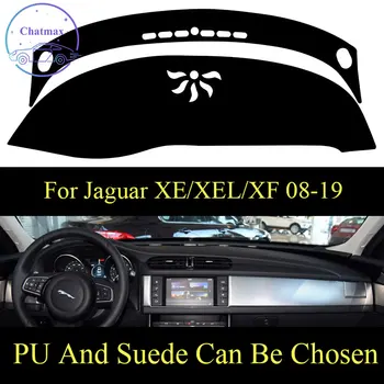 Prispôsobiť Pre Jaguar XF 08-19/XE/XEL Tabuli Konzoly Kryt PU Koža Semiš Chránič Sunshield Pad