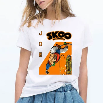Nové Anime Tričko retro Ženy Tričko Sk8 Infinity T-shirts Snehu Tieň Reki Joe Adam Miya Bežné Skateboard T-Shirt topy