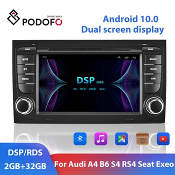 Podofo 2 Din Android 10.0 Auto Multimediálny Prehrávač 7