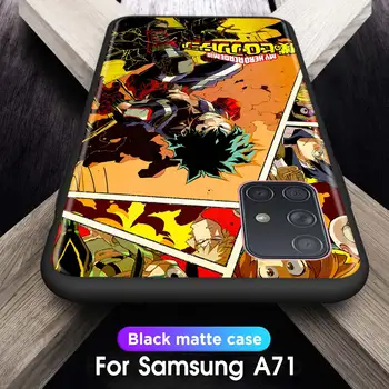 Telefón puzdro Pre Samsung Galaxy A72 A91 A51 A71 A21 A31 A41 Quantum A42 5G A02s Mäkké Pokrytie Môj Hrdina Akademickej obce