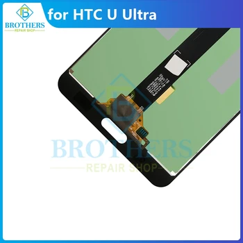 LCD Displej pre HTC U Ultra LCD Displej pre HTC U Ultra Touch Screen Montáž Bez Rámu Dotyk Digitalizátorom. Telefón Opravy Dielov