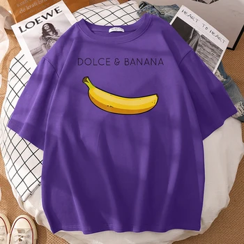 Zrelé Dobré-Ochutnávka Banán Tlač T-Shirt Muž Mäkké Crewneck Tees Košele Priedušná Nadrozmerné T-Shirt Bežné Štíhly Muž Tshirts