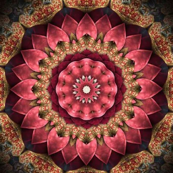 Krásne Mandala Remeselné 5D Diamond Maľovanie Výšivky, Kvetinové Plné Kolo Vŕtať Domáce Dekorácie, Darčekové Mozaiky Cross Stitch