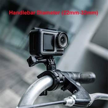 Otáčanie 360 Bicykla Montáž na Riadidlá Montáž Sedadla pre Go pro Hero 9/8/7/6/5 Black DJI Xiao Yi Akčné Kamery Gopro Accsessoires