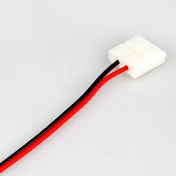 10pcs 2 Kolíky Domov Rýchle Predlžovací Kábel Solderless Bezpečnosti Flexibilné Vnútorné Ľahko Nainštalovať jednofarebné LED Pásy Konektor