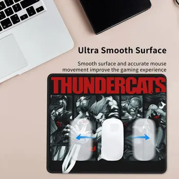 Thundercats Kreatívna Podložka pod Myš Panthro Cheetara Tygra 80s Retro Cartoon Antislip MousePad Gumy PC Stôl Dekorácie Kryt
