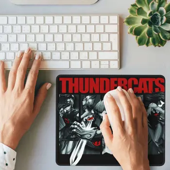 Thundercats Kreatívna Podložka pod Myš Panthro Cheetara Tygra 80s Retro Cartoon Antislip MousePad Gumy PC Stôl Dekorácie Kryt