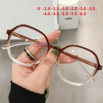 Módne Dekoratívne Krátkozrakosť Okuliare Ženy Predpis Okuliare Rámy vintage Transparentné Okuliare Diopter dámske okuliare