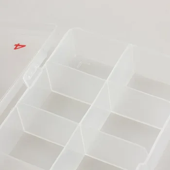 False na Nechty, Tipy Úložný Box Jasné Oddelení Plastové Prípade AC889
