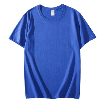 2 ks/Veľa Bavlna Základné Krátky Rukáv T Shirt Lete Harajuku mäkké jednofarebné tričká pánske, dámske Streetwear Bežné Topy Tees