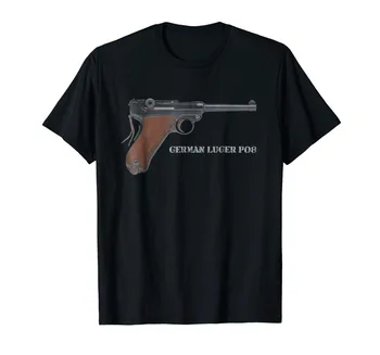 Luger Po8 nemeckej Armády Svetovej Vojny, Dve Pištole T Shirt2019 pánske T-Shirts Mikina