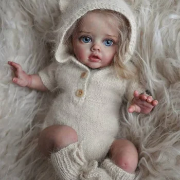 Mini Reborn Baby Doll Prázdne Formy Auta Realistické 12 Palcov Roztomilý Flo Mini Elf Vinylové Telo, Mäkké Nedokončené Prázdne Časti DIY Hračka
