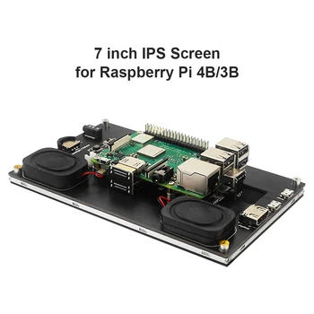 7 palcový IPS Dotykový Displej Modul Auta Monitor Rady pre Raspberry Pi 4B/3B pre Win10/Win8/Win7 Systém Mini PC Monitor