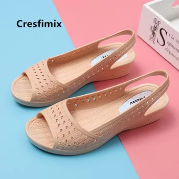 Cresfimix ženy roztomilý típat prst pohodlné pošmyknúť na letné priedušná obuv lady bežné obuv, ženské topánky zapatos de mujer a5110