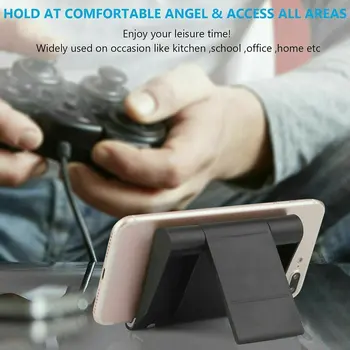 Útulný Ploche multi-function rotačný stojan tabletu skladacie lenivý mobilný telefón držiak Držiak 10 cm stolný držiak pre ipad