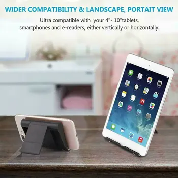 Útulný Ploche multi-function rotačný stojan tabletu skladacie lenivý mobilný telefón držiak Držiak 10 cm stolný držiak pre ipad