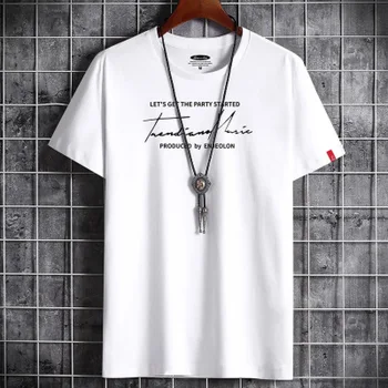 2020 Najnovšie T Shirt Fitness White O Krk Muž T-shirt Pre Mužov Tričká S-5XL Mužov Oblečenie tričká Pánske