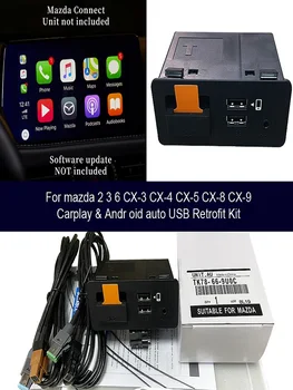 Apple CarPlay Android Auto adaptéra USB hub OEM pre Mazda 3 6 2 Mazda CX5 CX3 CX9 miata MX5 Toyota Yaris fiat 124