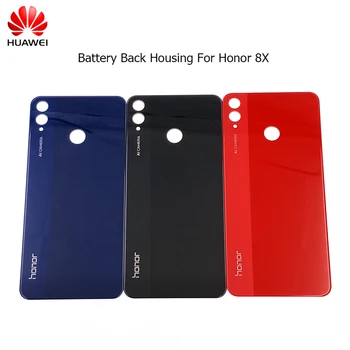 Huawei Honor 8X Sklo Bývanie Kryt Batérie Zadné Dvere Nahradenie Späť Prípade Huawei Honor 8 X S Logom & Samolepiace Nálepky