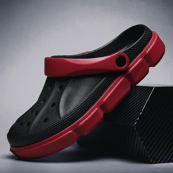 Luxusné Dizajnér Sandále Mužov 2021 Letné Plážové Sandále Záhrada Bežné Priedušná Sandále EVA Vstrekovanie Topánky, Dreváky Slip-On Topánky