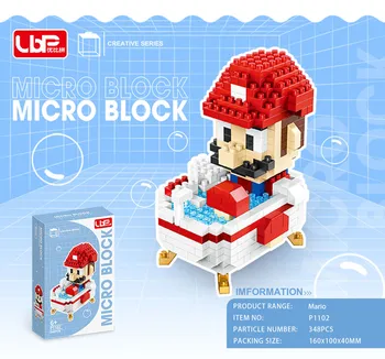 Diamond stavebné bloky mini tehly puzzle vzdelávacie Cartoon hračky pre deti micro tvorivé Vaňou series údaje dary