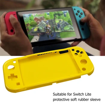 Silikónové puzdro Shockproof Non-slip Ochranné Mäkké Plné Pokrytie pre Nintendo Prepínač Lite Konzoly Herné Príslušenstvo