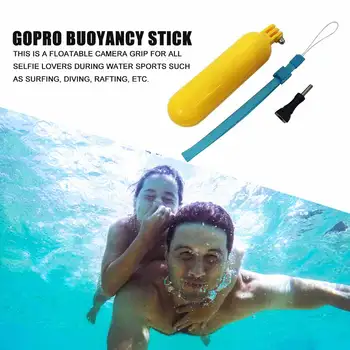 Nepremokavé Plávajúce Rukoväť Pre GoPro Športové Kamery, Prenosné Rozšíriteľná Selfie Stick Pre Potápanie Vody Kamery Príslušenstvo