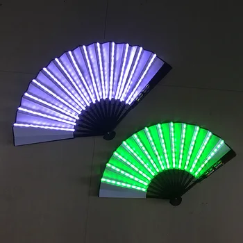 LED ventilátor fáze výkonu zobraziť žiariace ventilátor deti narodeninovej párty darček Svadobné Domova Vianočné fluorescenčné rekvizity