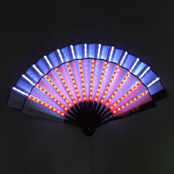 LED ventilátor fáze výkonu zobraziť žiariace ventilátor deti narodeninovej párty darček Svadobné Domova Vianočné fluorescenčné rekvizity