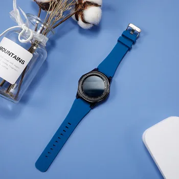 Silikónové Puzdro+kapela Pre Samsung Galaxy sledovať 46 mm/42mm popruh Výstroj S3 Hraničného Pásma watchband+Chránič prípade samsung sledovať 42 46 mm