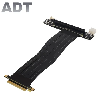 Pcie X8, Aby X16 RTX 3060 PCI-E Stúpačky Kábel ,ETHERNET BTC Baník X99 PCI-Express 8x 16x Pcie Stúpačky Adaptér Extender Kábel Vertikálny Uhol