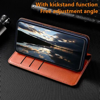 Luxusné originálne kožené peňaženky telefón prípade karty, vrecko na Xiao Mi MAX 2/Xiao Mi MAX 3 telefón taška magnetický držiak coque capa