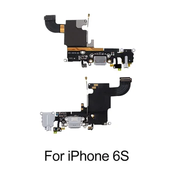 Rýchle Nabíjanie Funkcia nabíjania port flex Pre iPhone 6 6S Plus 5 5S 5C SE USB Nabíjací Port Dock Konektor Mikrofónu Flex Kábel