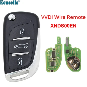 Xhorse XNDS00EN VVDI Bezdrôtový Univerzálne Diaľkové Kľúča Vozidla DS Štýl pre VVDI2 VVDI Kľúčový Nástroj