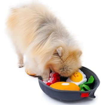 Psa mat simulácia slaniny raňajky psa nos školenia mat pomaly potravín psa, kŕmenie mat umývateľný pet sniffing mat