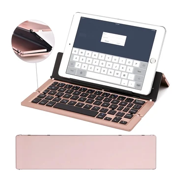 Skladacia iPad Bluetooth Klávesnica Pre iPhone Samsung Huawei Xiao Tabletu, Mobilného Telefónu, PC Počítač, Bezdrôtové pripojenie Notebooku, klávesnice
