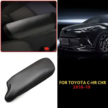 Čierny Interiér, lakťová opierka Box Dekoratívny Kryt Výbava Pre Toyota C-H CHR 2016-2018 1Decorative Kryt Výbava Auto Príslušenstvo, lakťová opierka