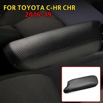 Čierny Interiér, lakťová opierka Box Dekoratívny Kryt Výbava Pre Toyota C-H CHR 2016-2018 1Decorative Kryt Výbava Auto Príslušenstvo, lakťová opierka