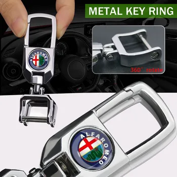 1pcs 3D Kovové Auto Styling M Znak Keychain prívesok na Krúžky Pre bmw M X1 X3 X4 X5 X6 X7 e46 e90 f20 e60 e39 Auto Príslušenstvo